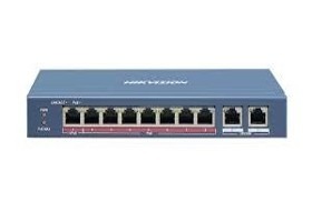 HIKVISION POE SWITCH 8+1+1 PORT FULL GIGA